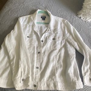 White Linen jacket